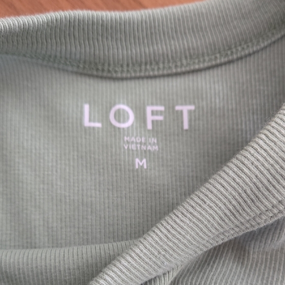 LOFT Sage Ribbed Knit Tank - Picture 2 of 5